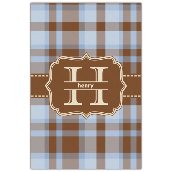 Two Color Plaid 20x30 - Canvas Print - Front View