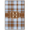 Two Color Plaid 20x30 Wood Print - Front View