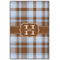 Two Color Plaid Wood Print - 20x30 (Personalized)