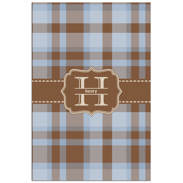 Custom Two Color Plaid Poster - Matte - 24x36 (Personalized)