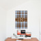 Two Color Plaid 24x36 - Matte Poster - On the Wall