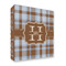 Two Color Plaid 3 Ring Binders - Full Wrap - 2" - FRONT