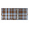 Two Color Plaid 3 Ring Binders - Full Wrap - 2" - OPEN INSIDE