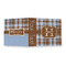 Two Color Plaid 3 Ring Binders - Full Wrap - 2" - OPEN OUTSIDE