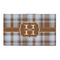 Two Color Plaid 3' x 5' Indoor Area Rug (Personalized)