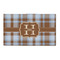 Two Color Plaid 3'x5' Patio Rug - Front/Main