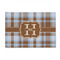 Two Color Plaid 4' x 6' Patio Rug (Personalized)