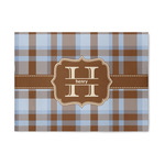 Two Color Plaid 5' x 7' Indoor Area Rug (Personalized)