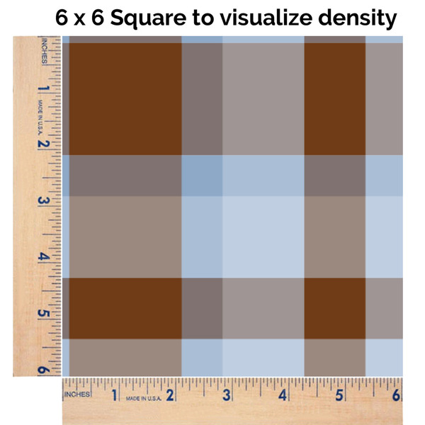 Two Color Plaid 6x6 Swatch of Fabric
