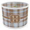 Two Color Plaid 8" Drum Lampshade - ANGLE Poly-Film