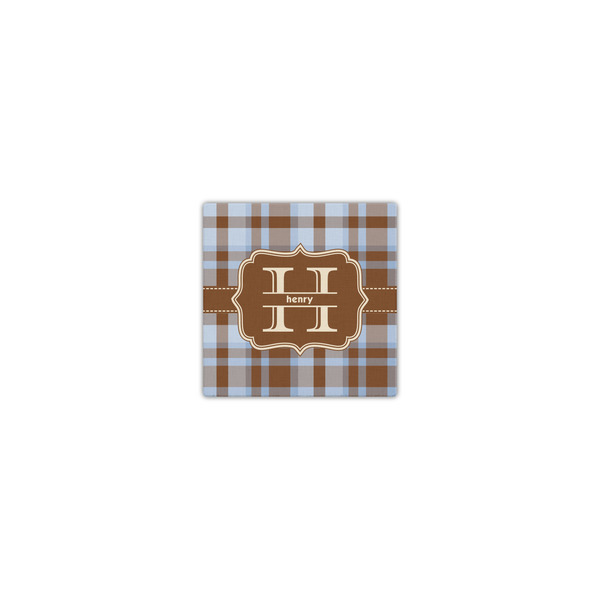 Two Color Plaid 8x8 - Canvas Print - Front View