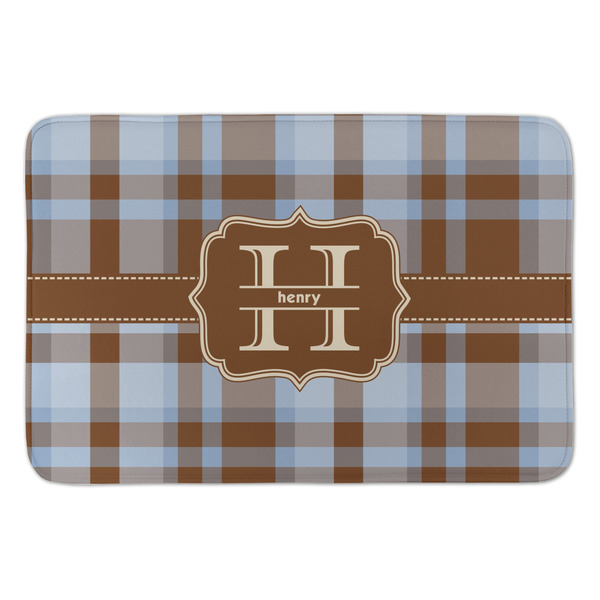 Custom Two Color Plaid Anti-Fatigue Kitchen Mat (Personalized)