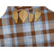 Two Color Plaid Apron - Pocket Detail with Props
