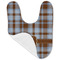 Two Color Plaid Baby Bib - AFT folded