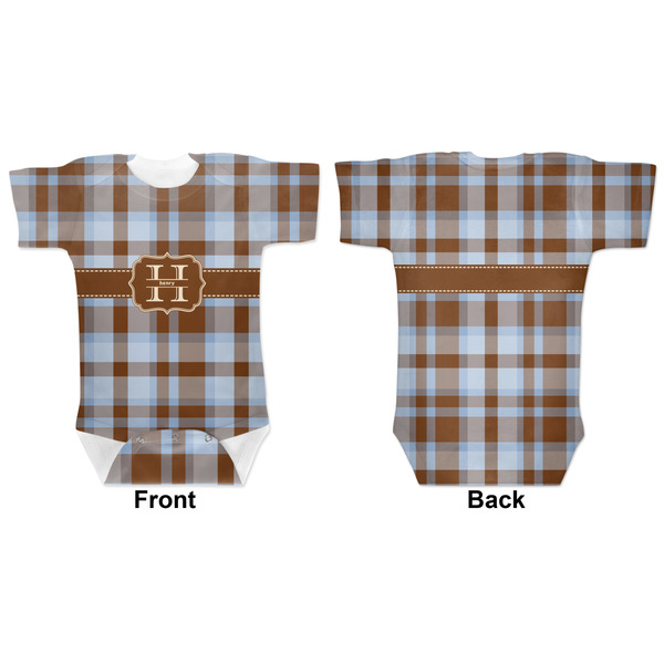 Two Color Plaid Baby Bodysuit Approval