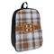 Two Color Plaid Kids Backpack (Personalized)