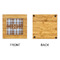 Two Color Plaid Bamboo Trivet with 6" Tile - APPROVAL