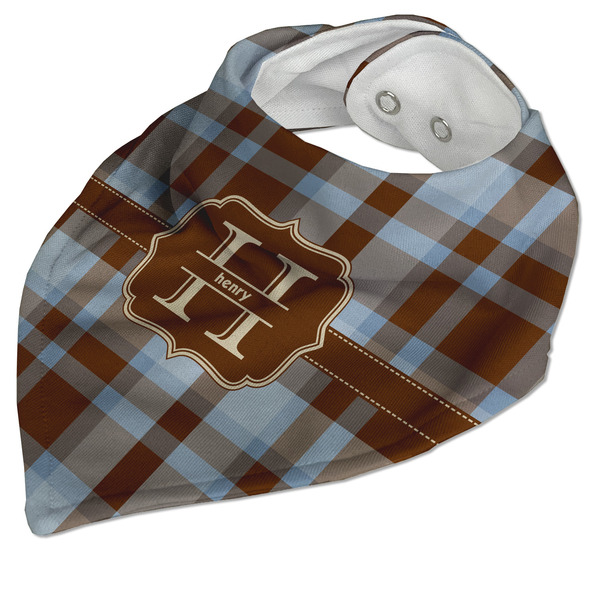 Two Color Plaid Bandana Closed