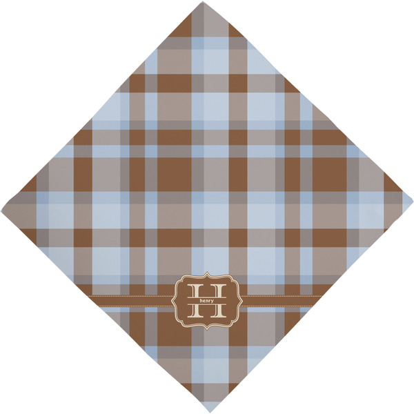 Two Color Plaid Bandana - Full View