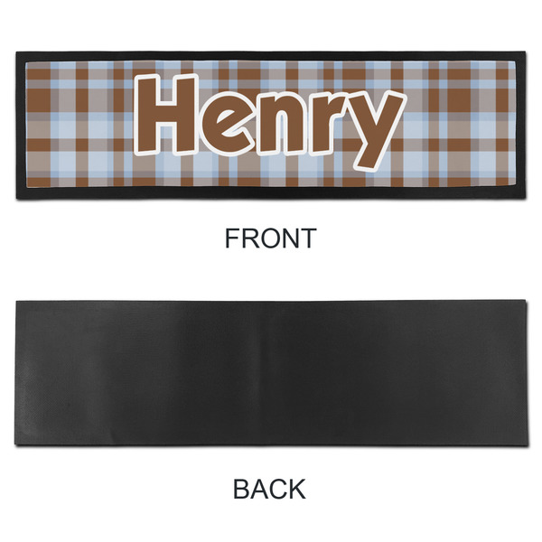 Two Color Plaid Bar Mat - Large - APPROVAL