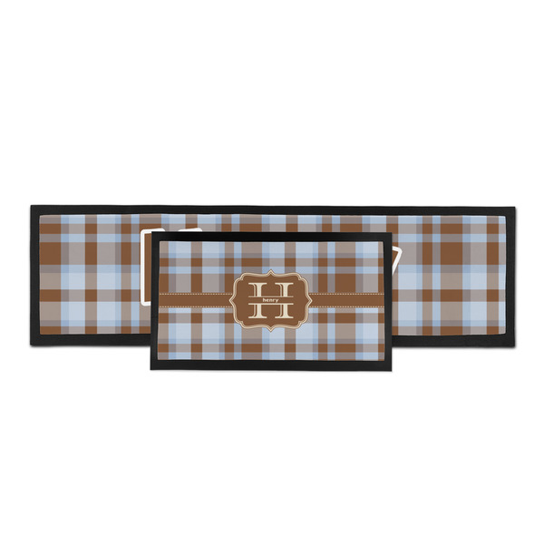 Two Color Plaid Bar Mat - Parent Main