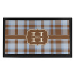 Two Color Plaid Bar Mat - Small (Personalized)