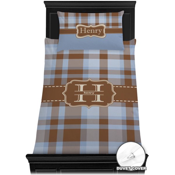 Two Color Plaid Bedding Set (TwinXL) - Duvet