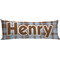Two Color Plaid Body Pillow Case (Personalized)