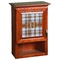 Two Color Plaid Cabinet Decal for Medium Cabinet