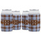 Two Color Plaid Can Sleeve - MAIN