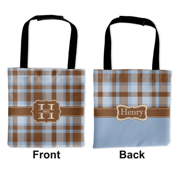 Two Color Plaid Car Bag - Apvl