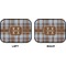 Two Color Plaid Car Floor Mats (Back Seat) (Approval)