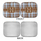 Two Color Plaid Car Sun Shades - APPROVAL
