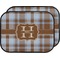 Two Color Plaid Car Floor Mats (Back Seat) (Personalized)