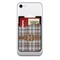 Two Color Plaid Cell Phone Credit Card Holder w/ Phone