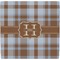Two Color Plaid Ceramic Tile Hot Pad (Personalized)