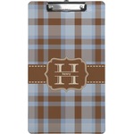 Two Color Plaid Clipboard (Legal Size) (Personalized)