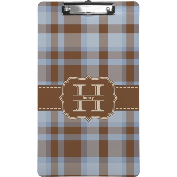 Two Color Plaid Clipboard (Legal)