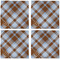 Two Color Plaid Cloth Napkins - Personalized Dinner (APPROVAL) Set of 4