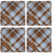 Two Color Plaid Cloth Napkins - Personalized Lunch (APPROVAL) Set of 4