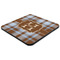Two Color Plaid Coaster Set - FLAT (one)