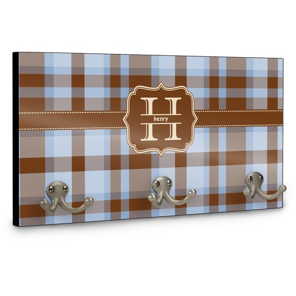 Two Color Plaid Coat Hanger Main