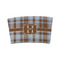 Two Color Plaid Coffee Cup Sleeve - FRONT