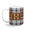 Two Color Plaid Coffee Mug (Personalized)