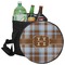 Two Color Plaid Collapsible Cooler & Seat (Personalized)