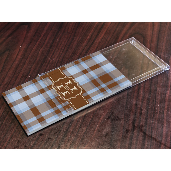 Two Color Plaid Colored Pencils - In Package