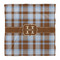 Two Color Plaid Comforter - Queen - Front