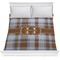 Two Color Plaid Comforter - Full / Queen (Personalized)