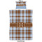 Two Color Plaid Comforter Set - Twin - Approval
