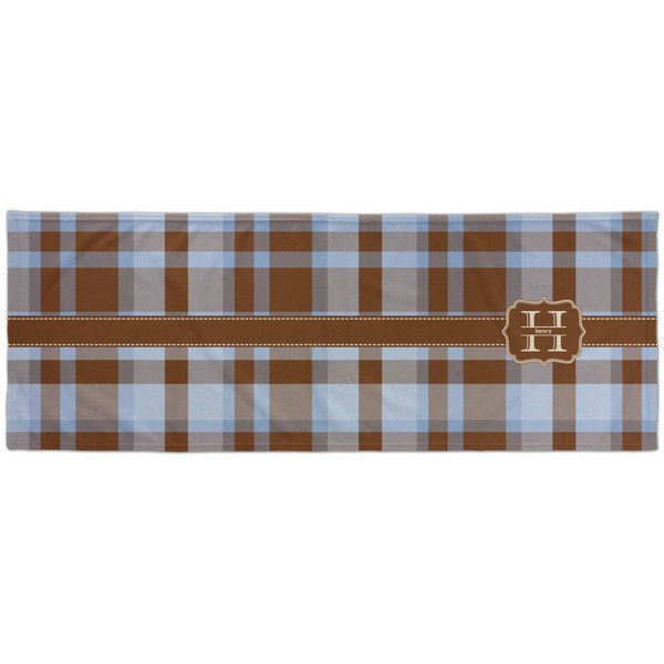 Two Color Plaid Cooling Towel- Approval